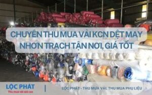 thu mua vải KCN Dệt may Nhơn Trạch